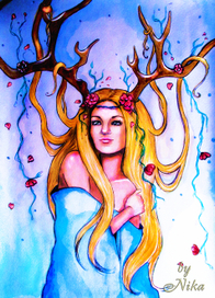 Портрет акварелью