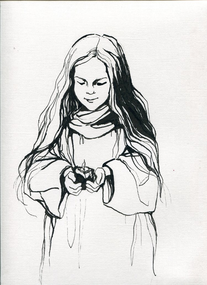 Девочка со свечой