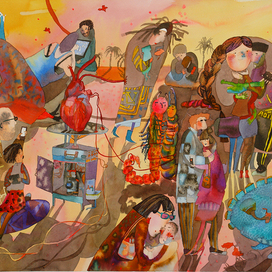 Большое сердце (55х80)