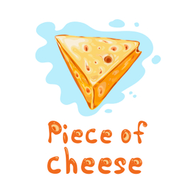 Piece of cheese