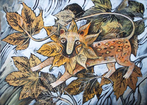 Лев, живущий в листьях