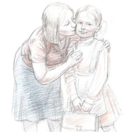 Евгений Шварц "Первоклассница", иллюстрация