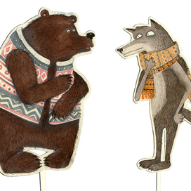 Игра по мотивам сказки "Зайкава хатка"