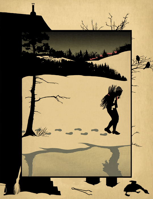 иллюстрация к сказке Х.К.Андерсена "Гадкий утенок"