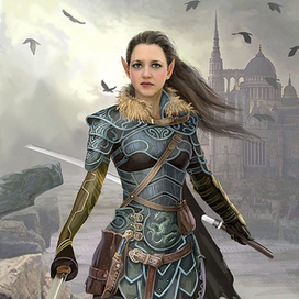 Девушка воин фэнтези