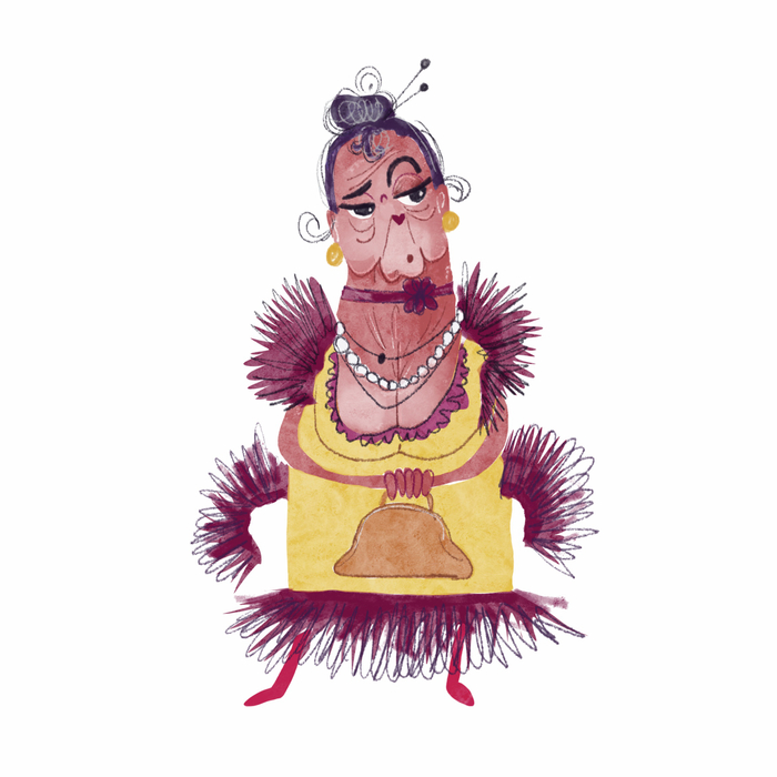 Персонаж Дама преклонного возраста