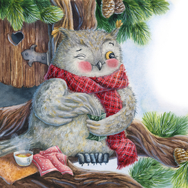 Довольная Сова