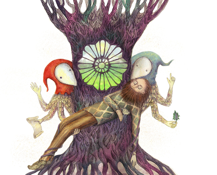 Сон Мелкина. к сказке "Лист работы Мелкина" Дж.Р.Р.Толкина