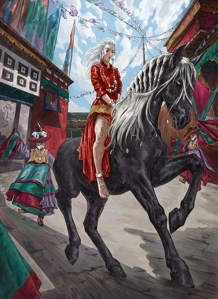 Иллюстрация к рассказу " Принцесса троллей "