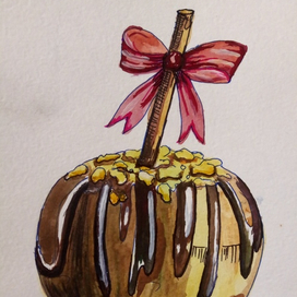 Яблочков карамели