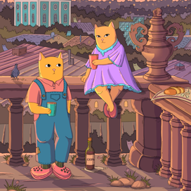 Котики и скума