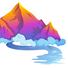 Декоративные иллюстрации «Летний туризм»