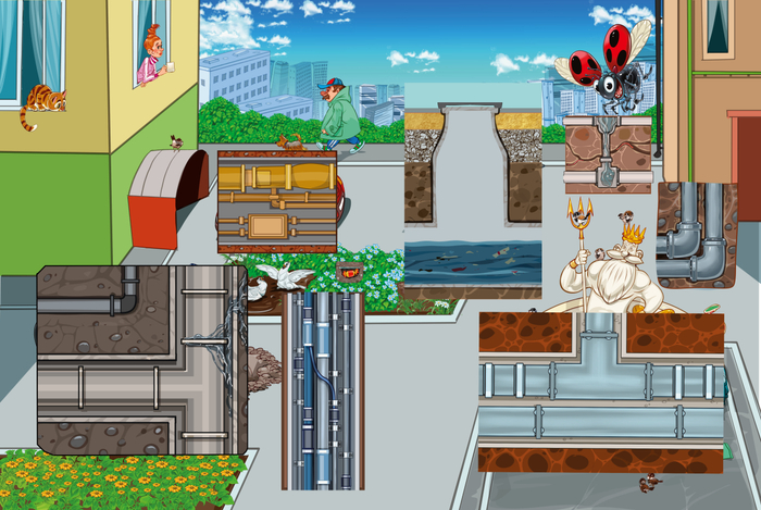 книжка с окошками