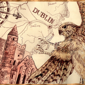 Иллюстрация для альбома об Ирландии