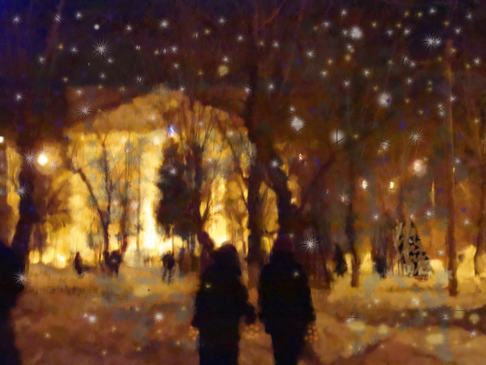 Новогодние мандарины