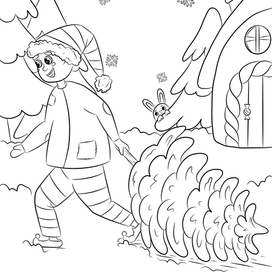 Новогодняя иллюстрация 