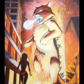 Кэтзилла в городе