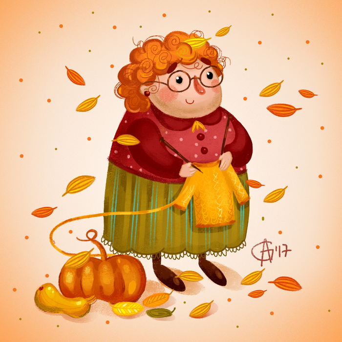 Тыквенный свитер 