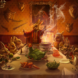 Храбрый заяц