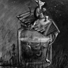 	 Зверек был любознателен и любил наблюдать.