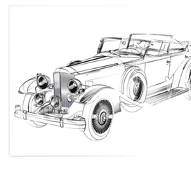 тачила в линиях. ретро