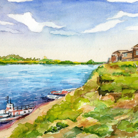 Пейзаж Западной Сибири