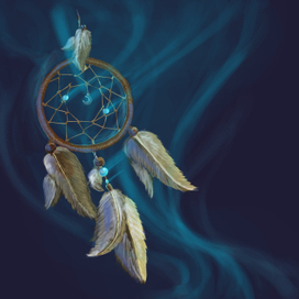 ловец снов , вариант в цвете