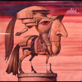 Памятник рыцарю. 