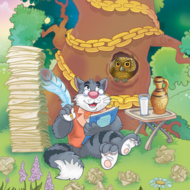 Иллюстрации для детского журнала 3/9 Ц