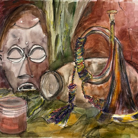 Натюрморт с трубой