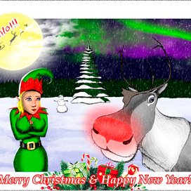 Олень Рудольф и тайный эльф Санты, о котором не должна знать миссис Клаус