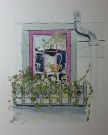 Весеннее цветочное окно