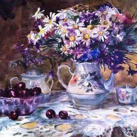 Натюрморт "Ромашки"