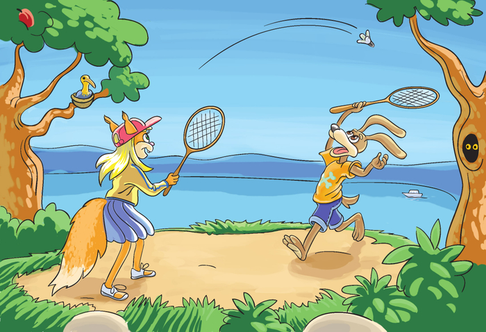  Бадминтон для журнала  