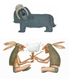 Заставки и маленькие иллюстрации к Питеру Пену 9