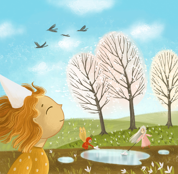 Календарь 2025. Апрель. Дышать.