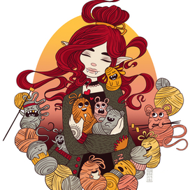 Я люблю пряжу, а пряжа любит меня