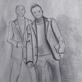 Скетч сцены, Царь эдип со свитой