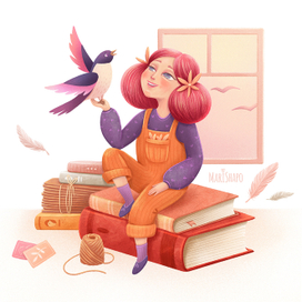 Розоволосая Ванилька.