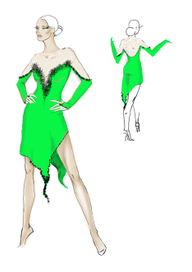 Латина2/эскиз костюма