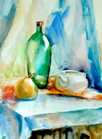 натюрморт по мокрому