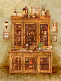 Шкафчик с бабочками