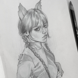 Венсдей - портрет