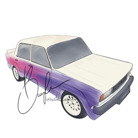 Иллюстрация машины