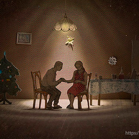 Иллюстрация к рассказу Константина Смелого «Рассказ новогодний, с чудом».