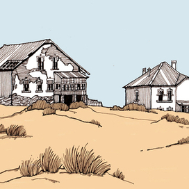 Колманскоп. Город-призрак. Намибия.