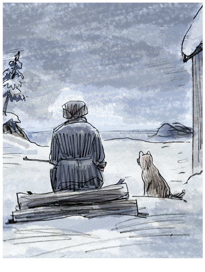 Эскизы к Д. Кервуд 