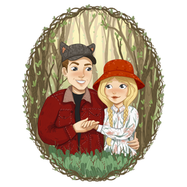 Серый волк и Красная шапочка