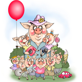 Большая семья