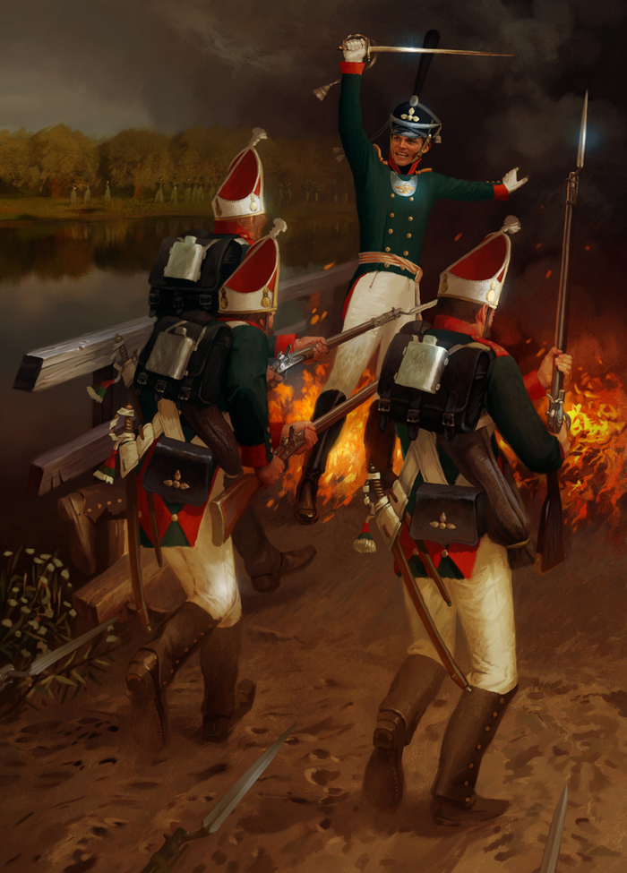 Полосная иллюстрация к рассказу "Огонь - не преграда"